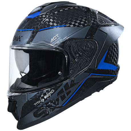 SMK Helmets Titan Carbon Full Face Motorcycle Helmet