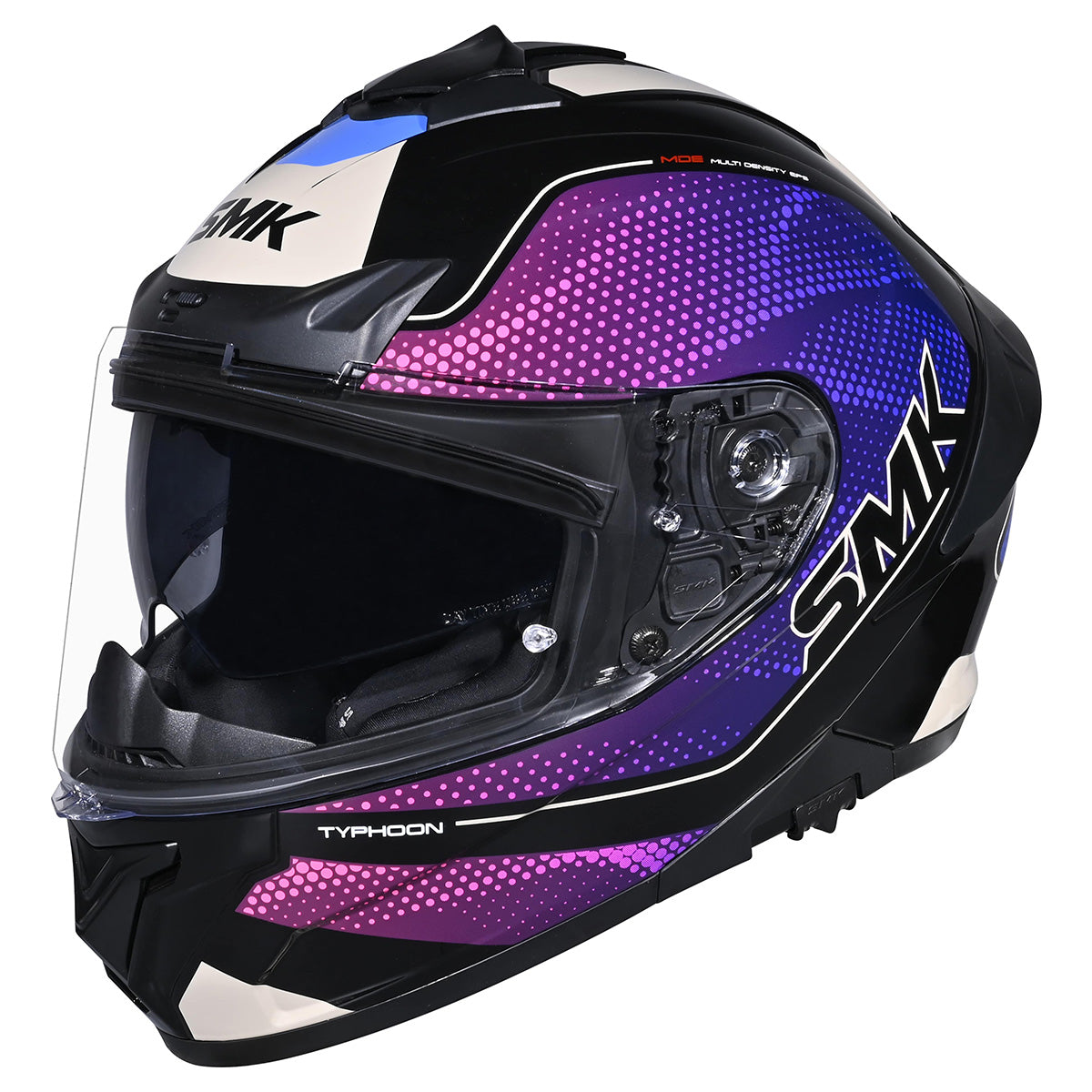 SMK Helmets Typhoon Mystic Full Face Motorcycle Helmet