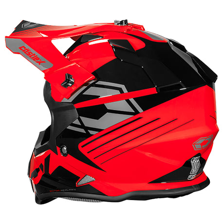 Castle X Youth Mode MX Sector Helmet (Red - Medium)