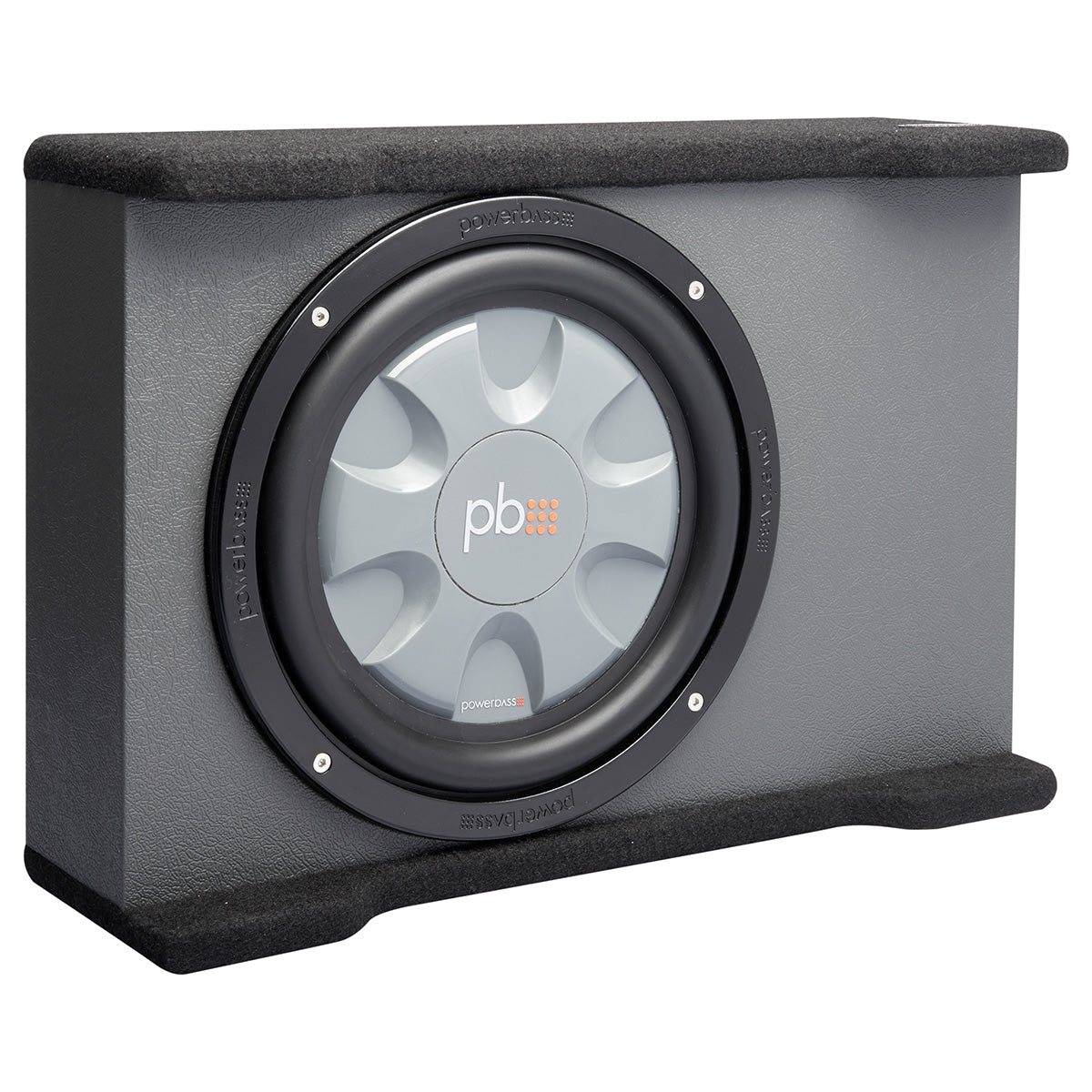 PowerBass Single 10" Loaded Downfiring Enclosure
