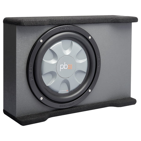 PowerBass Single 10" Loaded Downfiring Enclosure